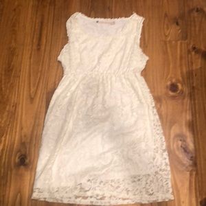 Beautiful white lace dress!